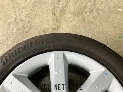 ホイール・タイヤ 17インチ中古フェアレディZ33純正アルミ4本set中古タイヤ付J48