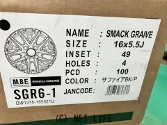 ホイール・タイヤ 16インチ新品スマックグレイヴ 4本set新品タイヤ