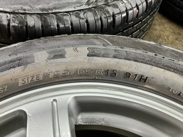 ホイール・タイヤ 15インチ中古ブリヂストンバルミナ 4本set中古タイヤ付J63