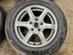 ホイール・タイヤ 15インチ中古ブリヂストンバルミナ 4本set中古タイヤ付J63