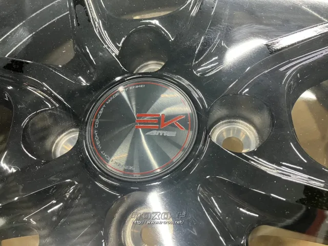 ホイール・タイヤ・15インチ新品ザインEK（ブラック）4本set新品タイヤ