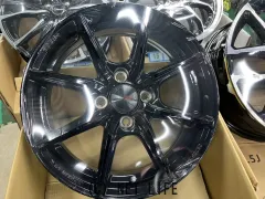 ホイール・タイヤ・15インチ新品ザインEK（ブラック）4本set新品タイヤ