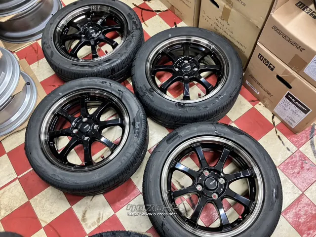 ホイール・タイヤ・15インチ中古GスピードP08 4本set中古タイヤ付 J64 