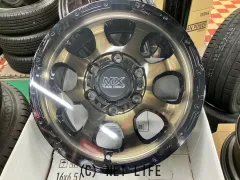 ホイール・タイヤ 16インチ新品マッドクロスグレイス（ブロンズ）4本set新品国産タイヤ