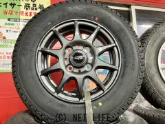 ホイール・タイヤ 12インチ新品WedsテッドHG(ガンメタ)4本Set新品タイヤ