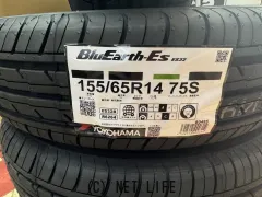 タイヤ 14インチ155/65R14 YOKOHAMAブルーアースES32 1本工賃込価