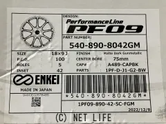 ホイール 18インチ新品ENKEI パフォーマンスラインPF09 4本Set