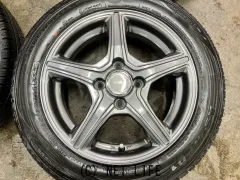 ホイール・タイヤ 14インチ美品ブリヂストン　トップラン　4本setバリ溝タイヤ付K62