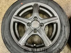 ホイール・タイヤ 14インチ美品ブリヂストン　トップラン　4本setバリ溝タイヤ付K62