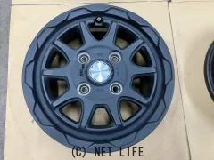 ホイール 12インチ良品Wedsマッドヴァンス06(マットブラック)4本Set K64