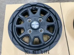 ホイール 12インチ良品Wedsマッドヴァンス06(マットブラック)4本Set　K64