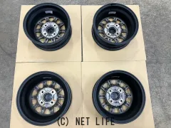 ホイール 12インチ良品Wedsマッドヴァンス06(マットブラック)4本Set K64