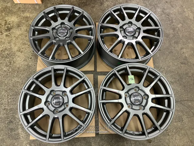 注目のブランド 中古 16インチ アルミ ホイール 4本 セット 6.5J +48 