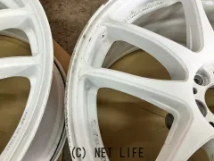 ホイール 18インチ中古WORKエモーションCRKiwami(ホワイト)2本set J61