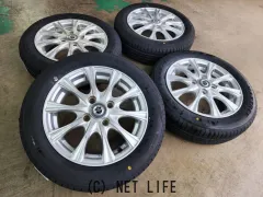 ホイール・タイヤ 14インチ中古Wedsジョーカー（シルバー）4本set新品タイヤ付K66