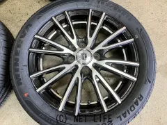 ホイール・タイヤ 15インチ中古クリフクライムBASEL　4本set新品タイヤ付K67