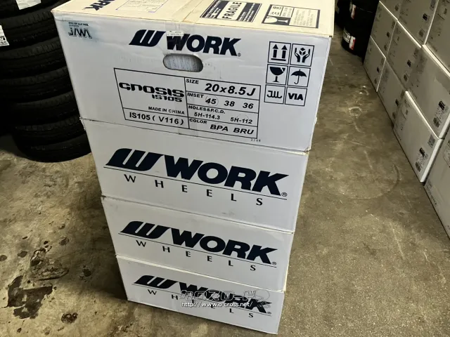 ホイール・20インチ新品特価WORKグノーシスIS105（トランスグレー 