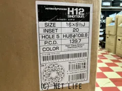 ホイール 16インチ2026年NEW ナイトロパワーH12ショットガン 4本set