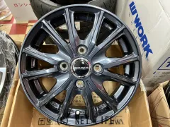 ホイール・タイヤ 13インチ特価ヴァーレンW05(ガンメタ)4本set新品タイヤ