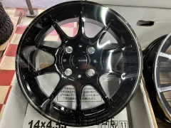 ホイール・タイヤ 14インチ新品GスピードP-07 4本Set新品国産タイヤ付