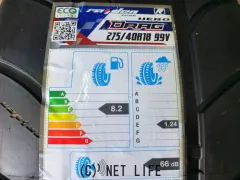 タイヤ 18インチ【未使用品】Raiden275/40R18×4本Set取付込