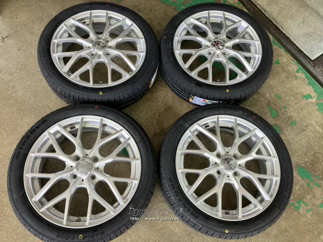 ホイール・タイヤ 16インチ中古WedsレオニスMX(シルバー)4本set新品タイヤK63