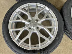 ホイール・タイヤ 16インチ中古WedsレオニスMX（シルバー）4本set新品タイヤK63