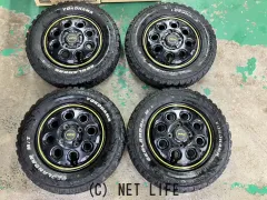 ホイール・タイヤ 12インチバリ溝PPX MIL:8 4本set中古タイヤ付K62