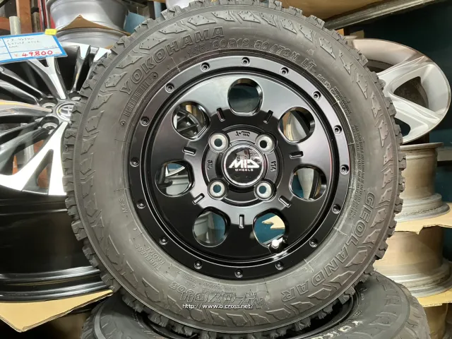 ホイール・タイヤ 12インチマッドエージェント(MBK)4本Setバリ溝中古MTタイヤ付