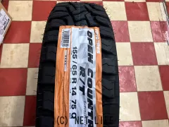 ホイール・タイヤ 14インチ新品共豊H4　MOTOR　X1（B/P）4本Set新品国産RTタイヤ付