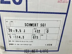 ホイール 20インチ展示品特価WORK　SCHWERT　SG1（GTS）4本set
