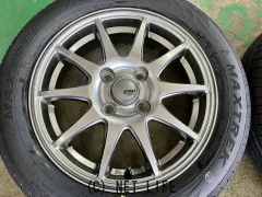 ホイール・タイヤ 14インチ美品SPORT　ABELIA　4本set新品タイヤ　K62