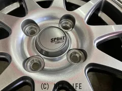 ホイール・タイヤ 14インチ美品SPORT ABELIA 4本set新品タイヤ K62