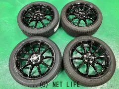 ホイール・タイヤ 17インチGスピードG05 4本set新品&中古タイヤ付 J69