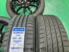 ホイール・タイヤ 17インチGスピードG05　4本set新品＆中古タイヤ付　J69