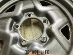 ホイール・タイヤ 16インチ中古ジムニー純正スチールホイール1本バリ溝MTタイヤ付 K34