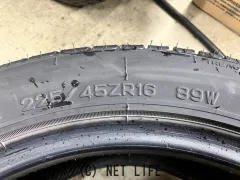 タイヤ 16インチ中古ナンカン　NS-20　１本×9部取り付け工賃込T71