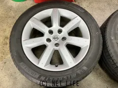ホイール・タイヤ 17インチ中古 日産フェアレディZ33 純正アルミ4本set中古タイヤ付J46
