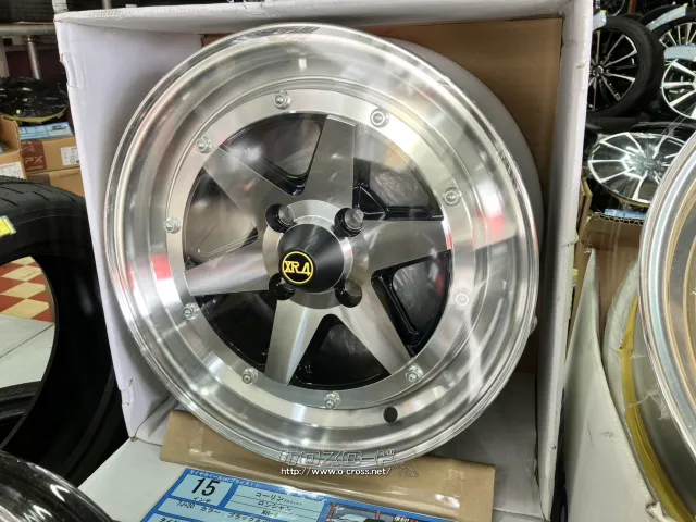 ホイール 15インチ新品ロンシャンXR4 7J+20(プロボックス)4本Set新品タイヤ付