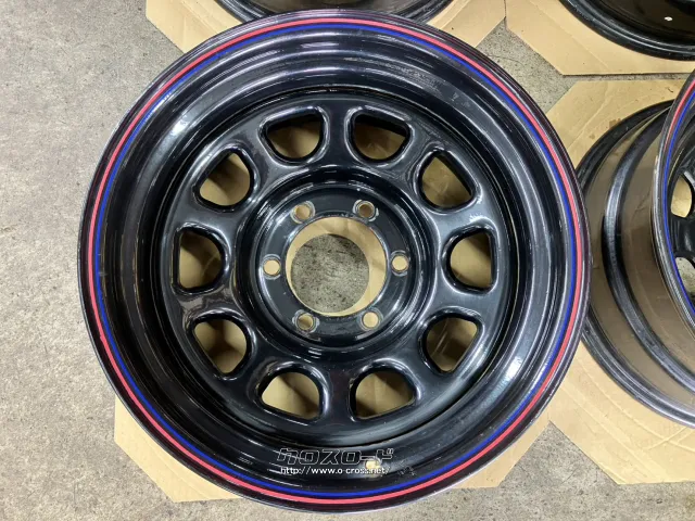 ホイール 16インチ中古デイトナスチール (8J-25)(黒)4本set J68
