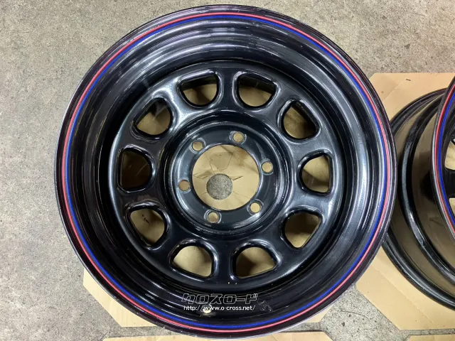 ホイール 16インチ中古デイトナスチール (8J-25)(黒)4本set J68