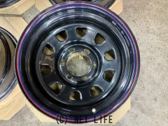 ホイール 16インチ中古デイトナスチール (8J-25)(黒)4本set J68