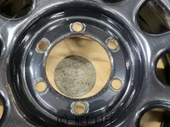 ホイール 16インチ中古デイトナスチール (8J-25)(黒)4本set J68