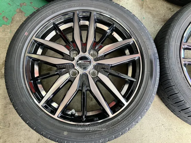 ホイール・タイヤ 15インチF-Direction WF-10 4本Set中古タイヤ付 J62