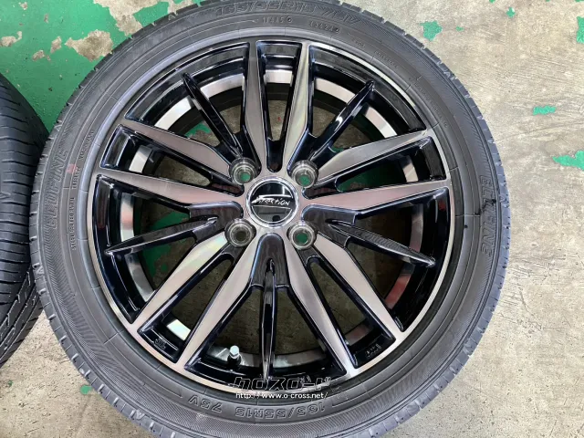 ホイール・タイヤ 15インチF-Direction WF-10 4本Set中古タイヤ付 J62