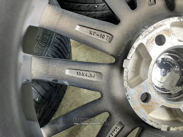 ホイール・タイヤ 15インチF-Direction WF-10 4本Set中古タイヤ付 J62