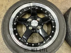 ホイール・タイヤ 15インチ中古ロクサーニ グラスターファイブ4本Setバリ溝タイヤ付 K61