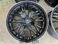 ホイール 19インチ中古プレシャスHM3（BK/リムP）4本set　J63
