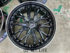 ホイール 19インチ中古プレシャスHM3（BK/リムP）4本set　J63