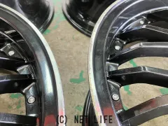 ホイール 19インチ中古プレシャスHM3(BK/リムP)4本set J63